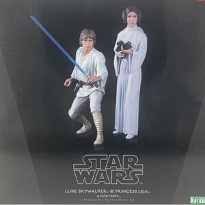 ARTFX Star Wars Luke and Leia 1/10 Scale Model Kit Kotobukiya